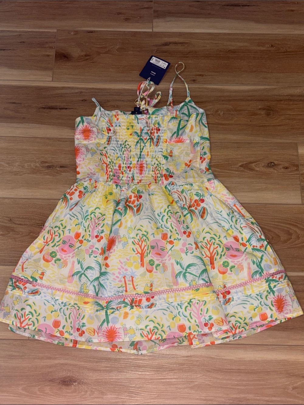 Roller Rabbit/Target Multicolor Tropical Print Mini Dress - Picture 4 of 5